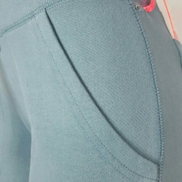 Reflex Lace Up Sweatpants  Four Pockets Blue Elastic Waist Skinny - Picture 3 of 7